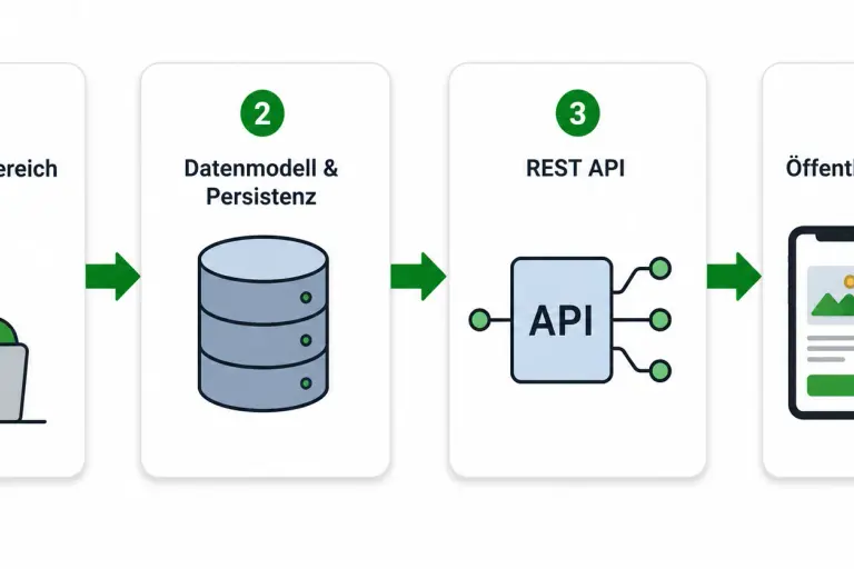 Schematische Darstellung des Datenflusses zum Digitalen Produktpass